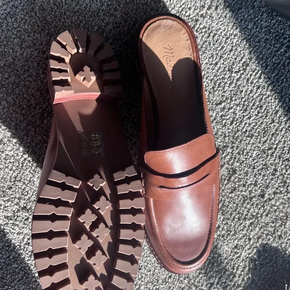 Madewell Womens Corinne Lugsole Loafer Mule NEVER WORN - Picture 3 of 5